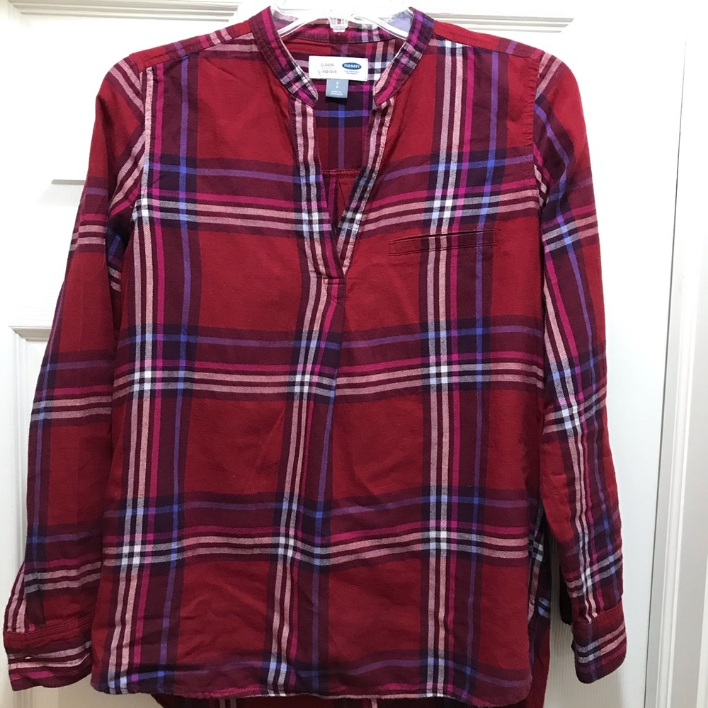 Old Navy flannel tunic shirt
